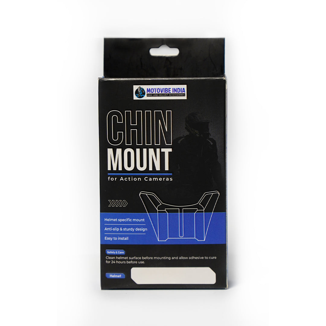MotoVibe Helmet Chin Mount for Action Cameras – STUDDS HELIOS