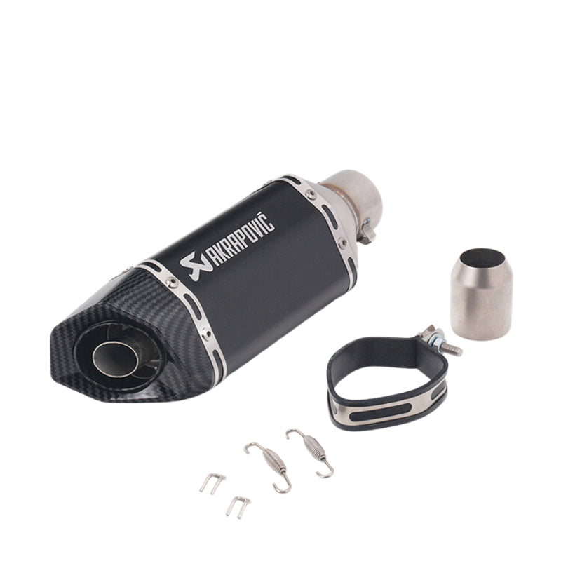 Akropovic Short Can Black Exhaust