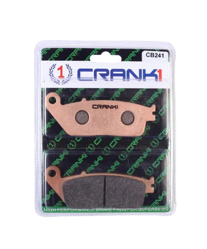 Crank1 Sintered Brake Pads for Suzuki GW 250 Inazuma (2014)