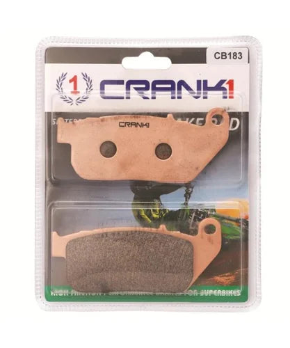 Crank1 Sintered Brake Pads for Harley Iron 883 (2009-2013)