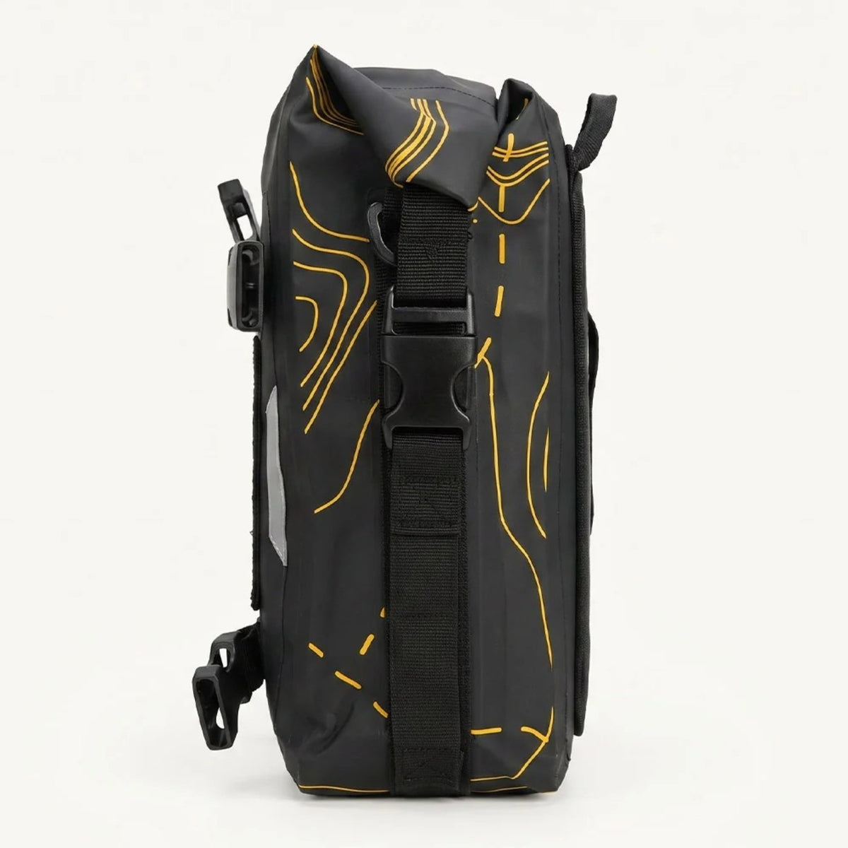 Reise 6L black crash bar bag side view