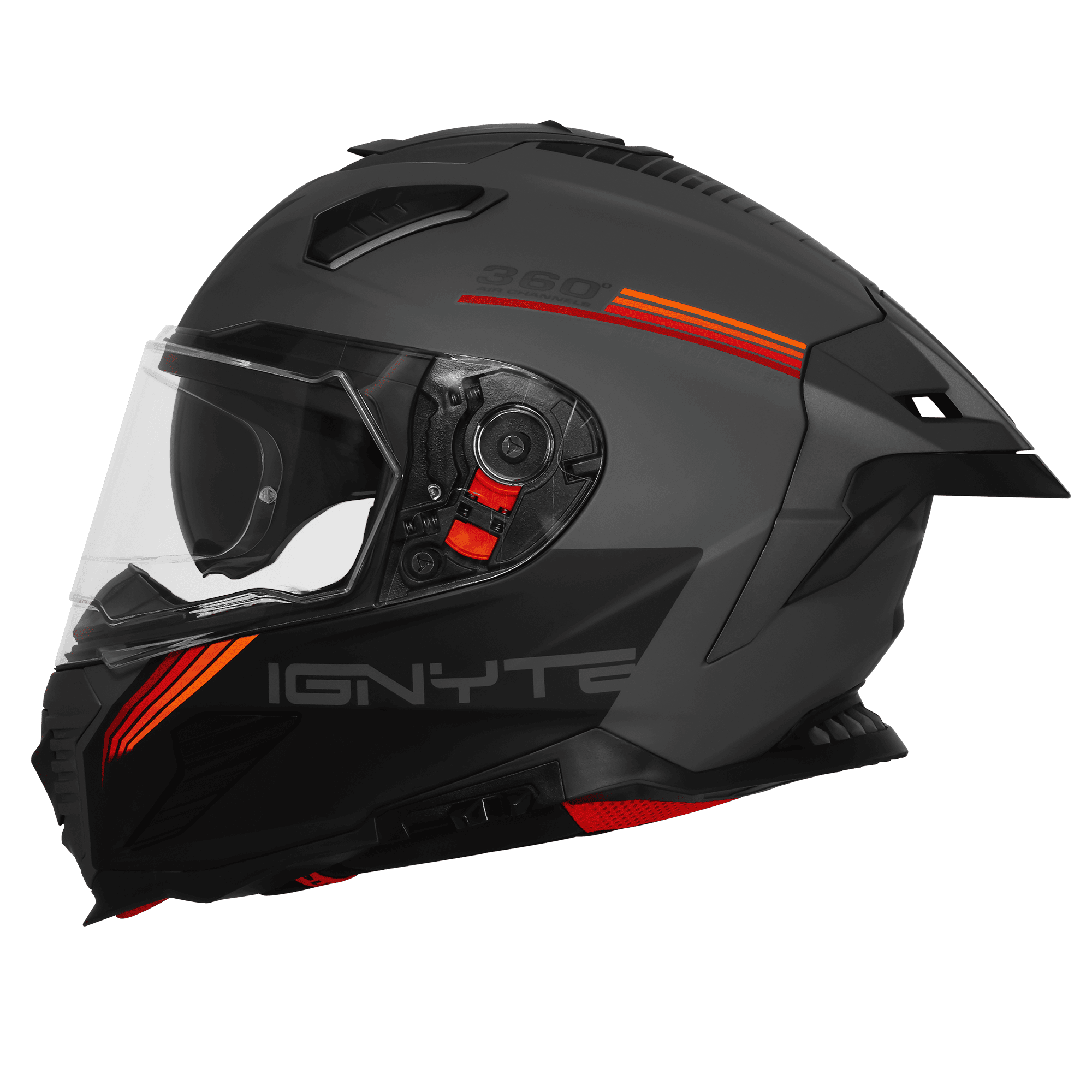 IGN-16 ISS DOT Quantumm Glossy Full Face Helmet
