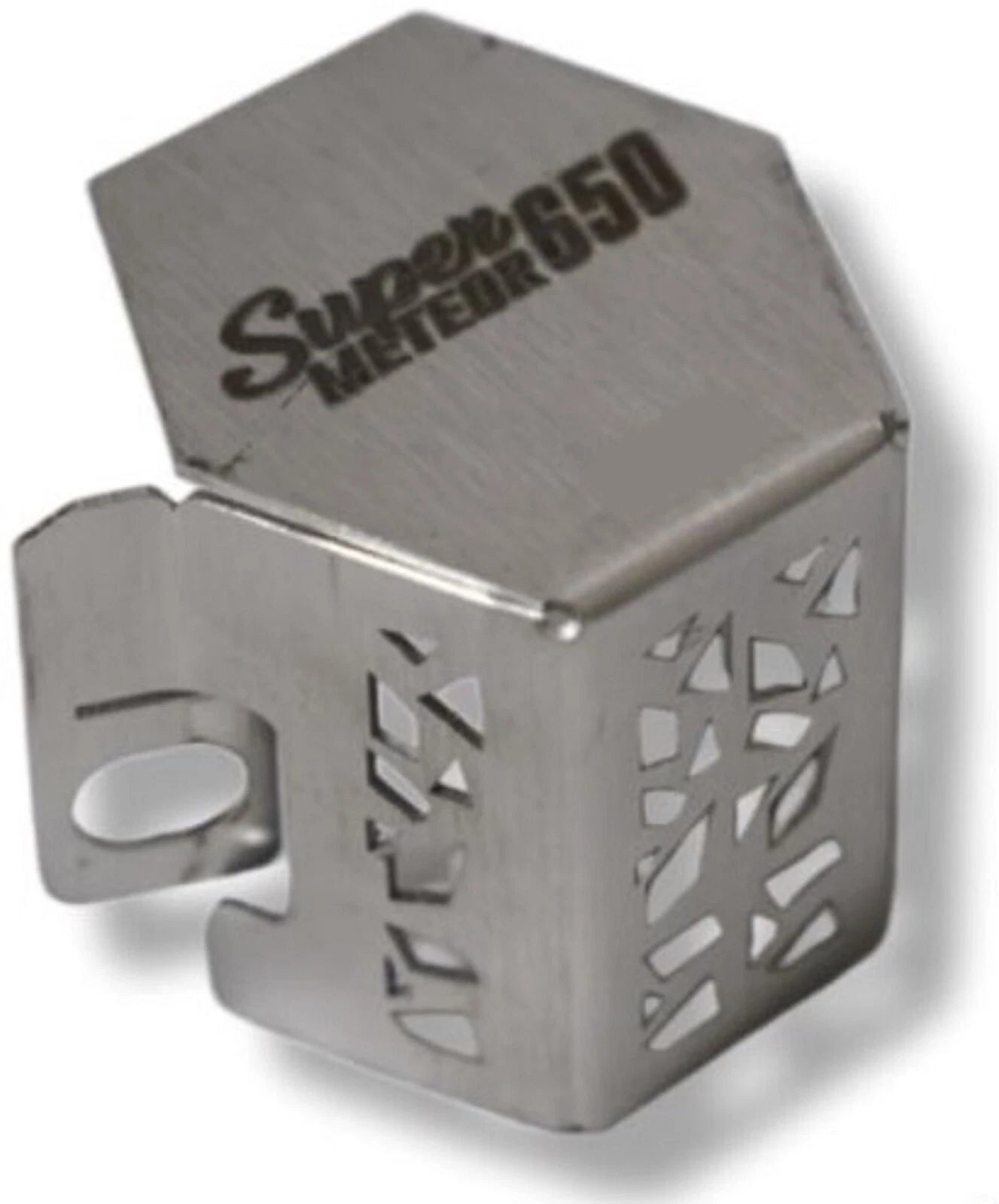 Royal Custom Oil Reserve Guard for Royal Enfield Super Meteor 650 (Rear – Silver)