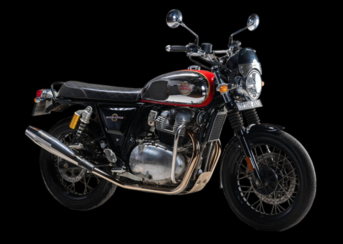 Silver Stallion Performance Exhaust fitted on Royal Enfield Interceptor 650 and Continental GT 650