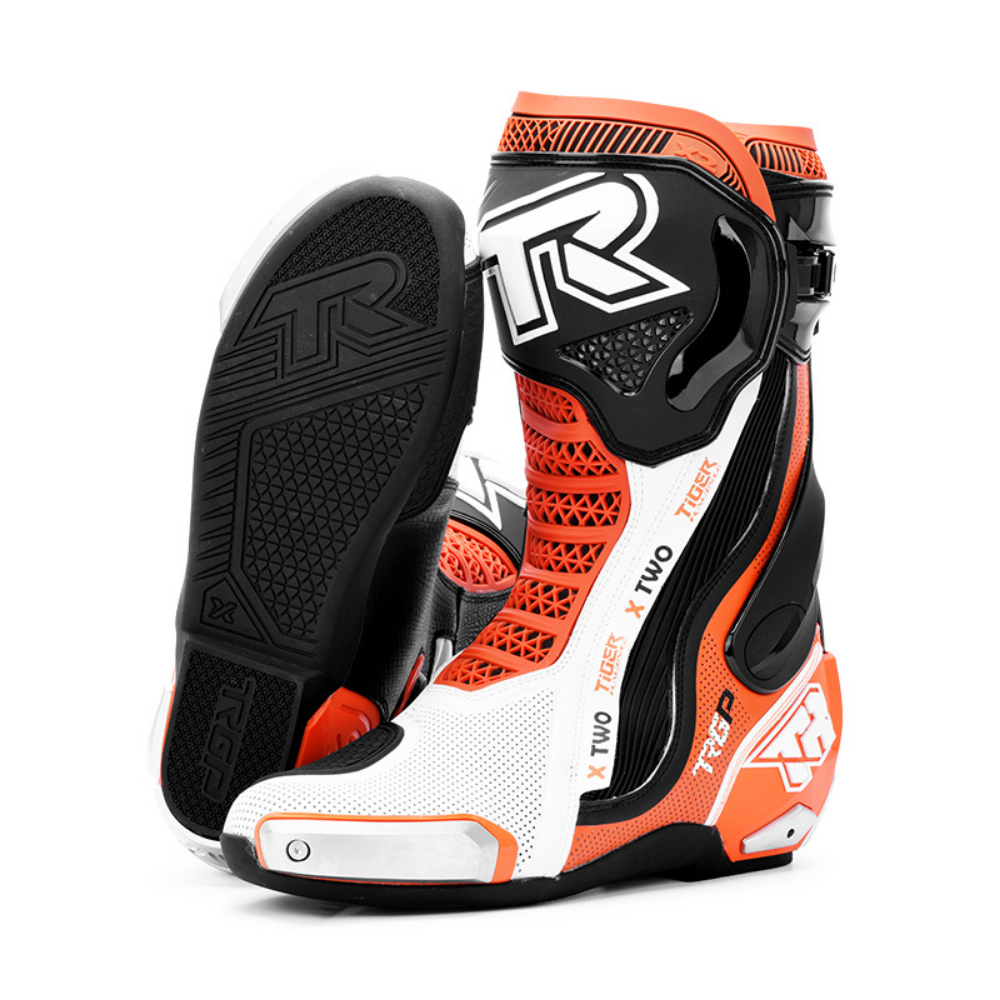 TR TIGER X TWO racing boots anti-slip rubber sole