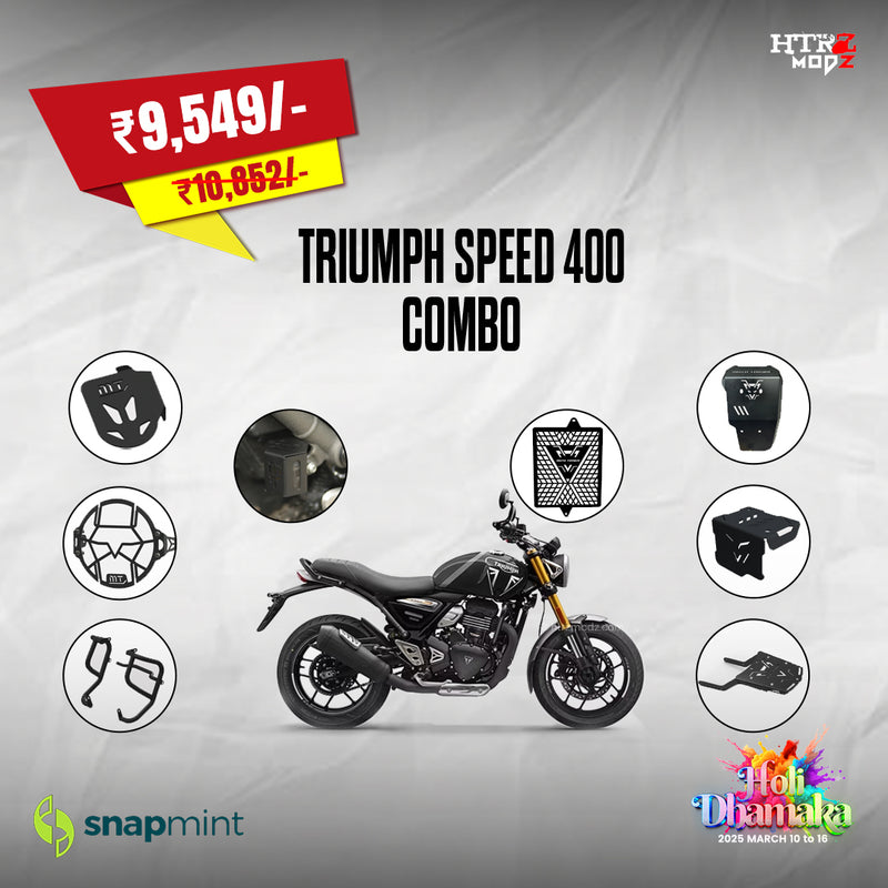 Triumph Speed 400 Combo Kit – Touring Accessories