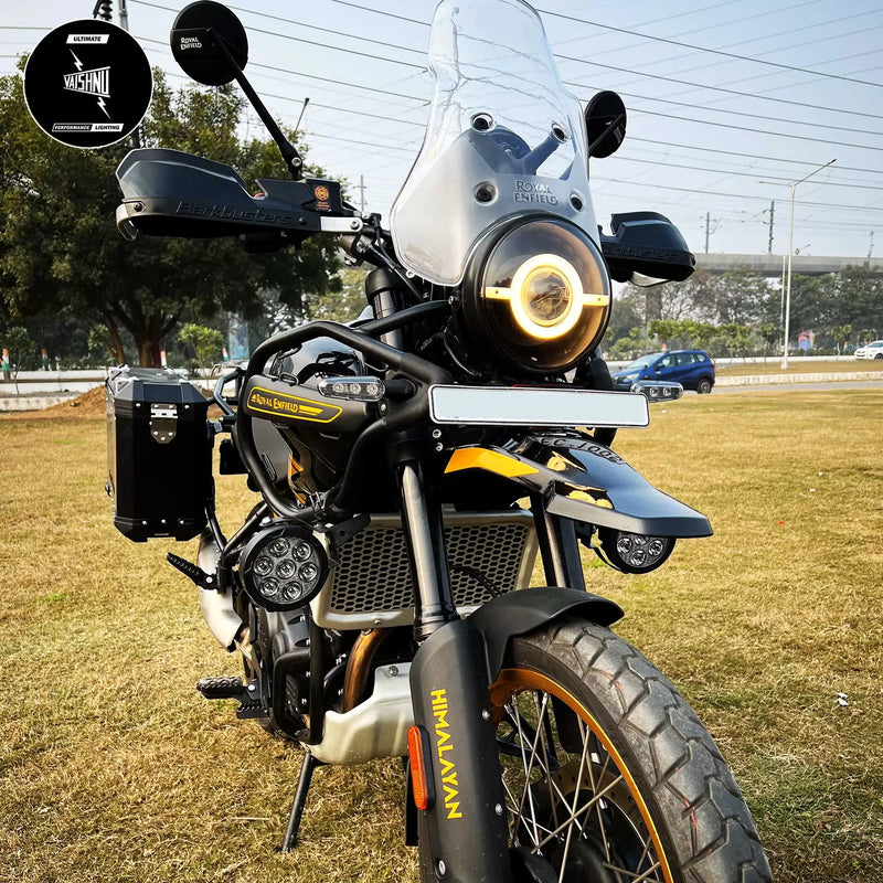 LED Touring Motorcycle Headlight for Royal Enfield Himalayan 450