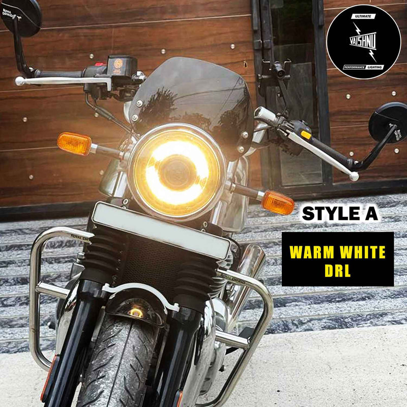 LED Touring Headlight for 2023/24 (New Edition) Royal Enfield Interceptor/ Continental Gt 650