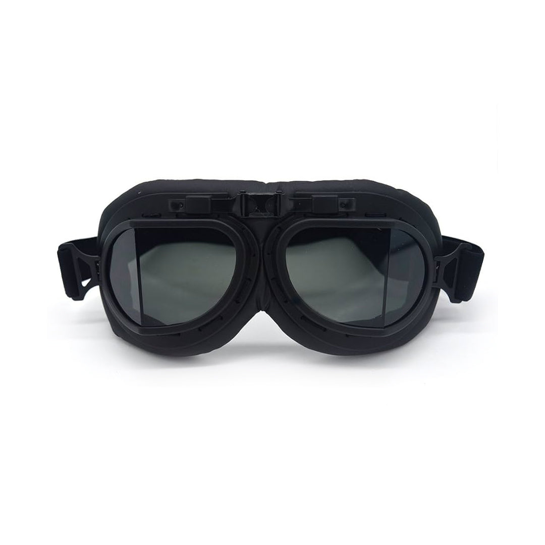 Motorcycle Goggles Vintage Pilot Style For Half Face Helmet