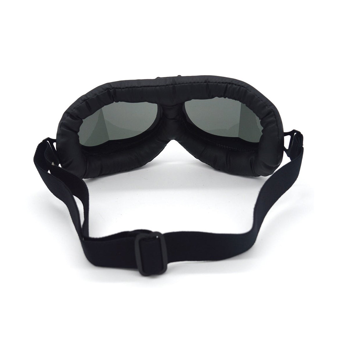Motorcycle Goggles Vintage Pilot Style For Half Face Helmet