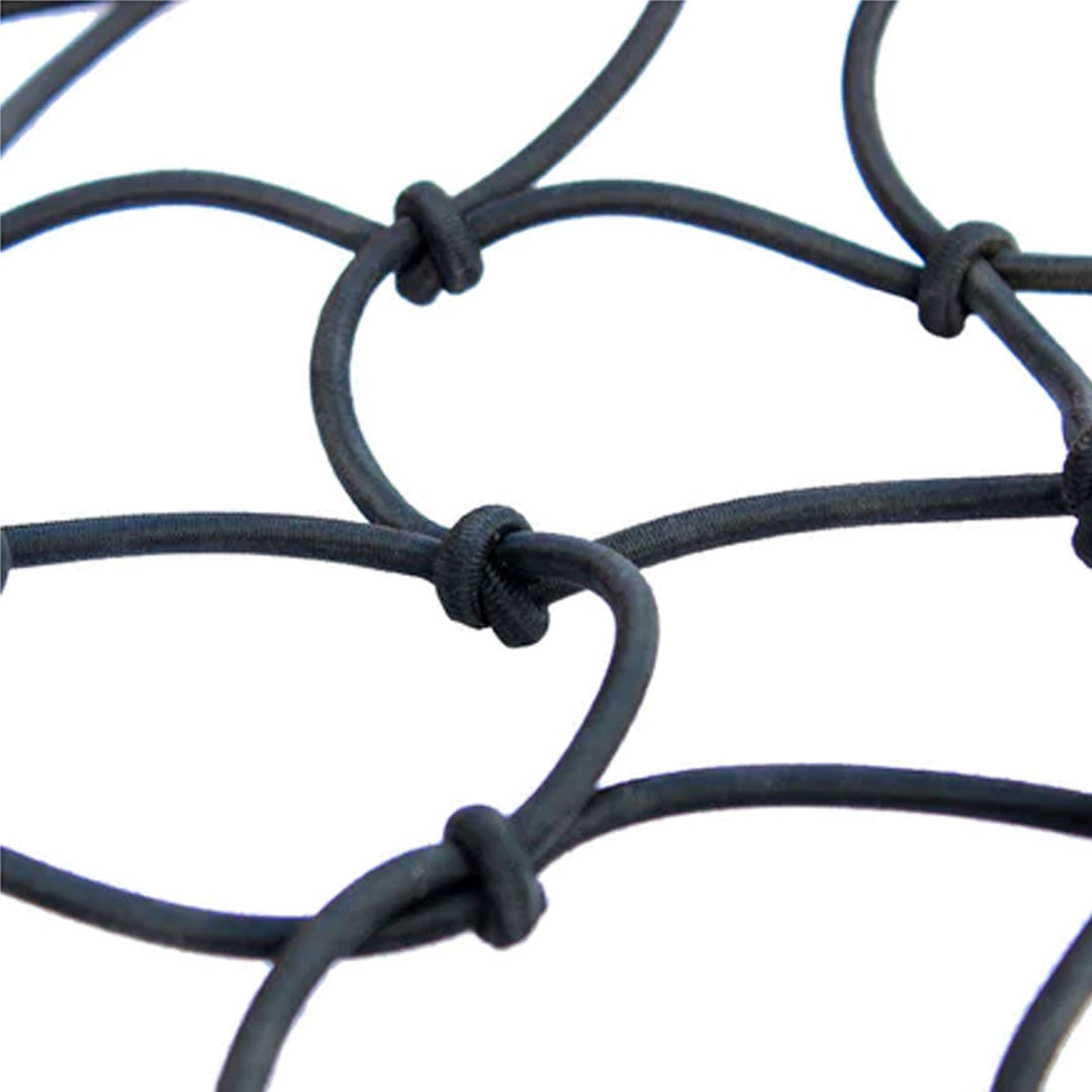 Motorcycle Seat Bungee Net - Black