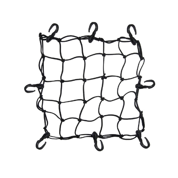 Motorcycle Seat Bungee Net - Black