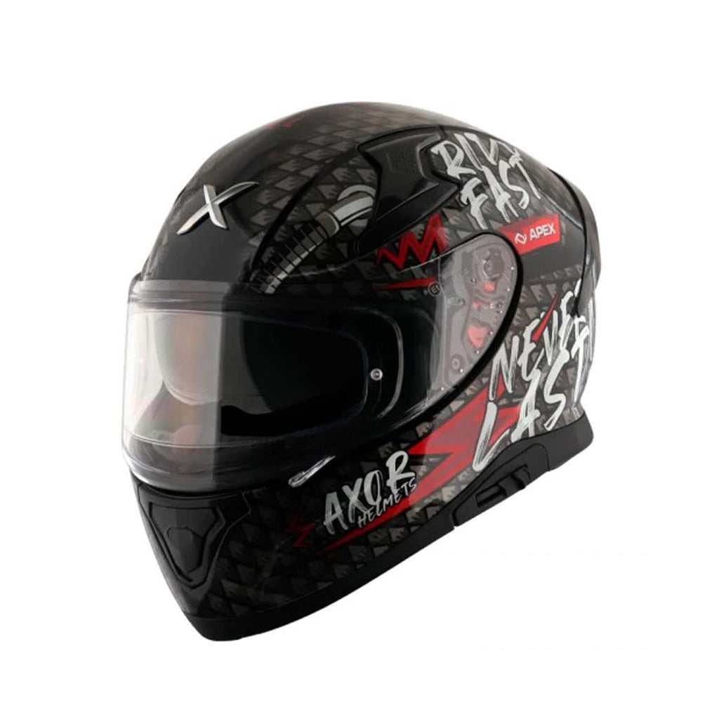 Axor Apex HEX-2 Gloss White Red Helmet