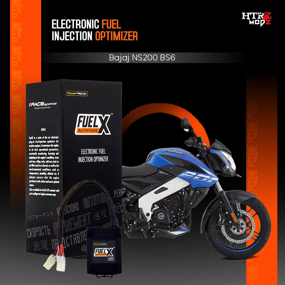 FuelX Lite electronic fuel injection optimiser Bajaj NS200 BS6