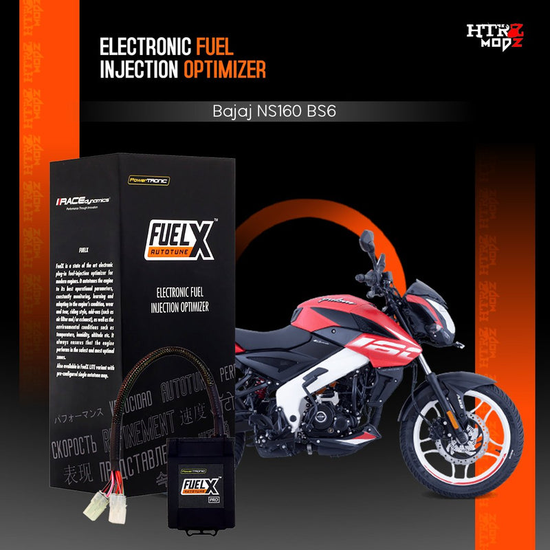 FuelX Lite electronic fuel injection optimiser Bajaj NS160 BS6