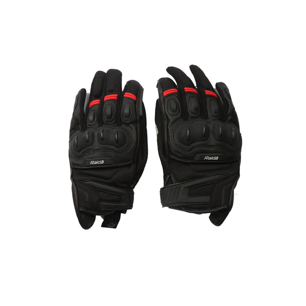 Raida AirWave Motorcycle Gloves | Red