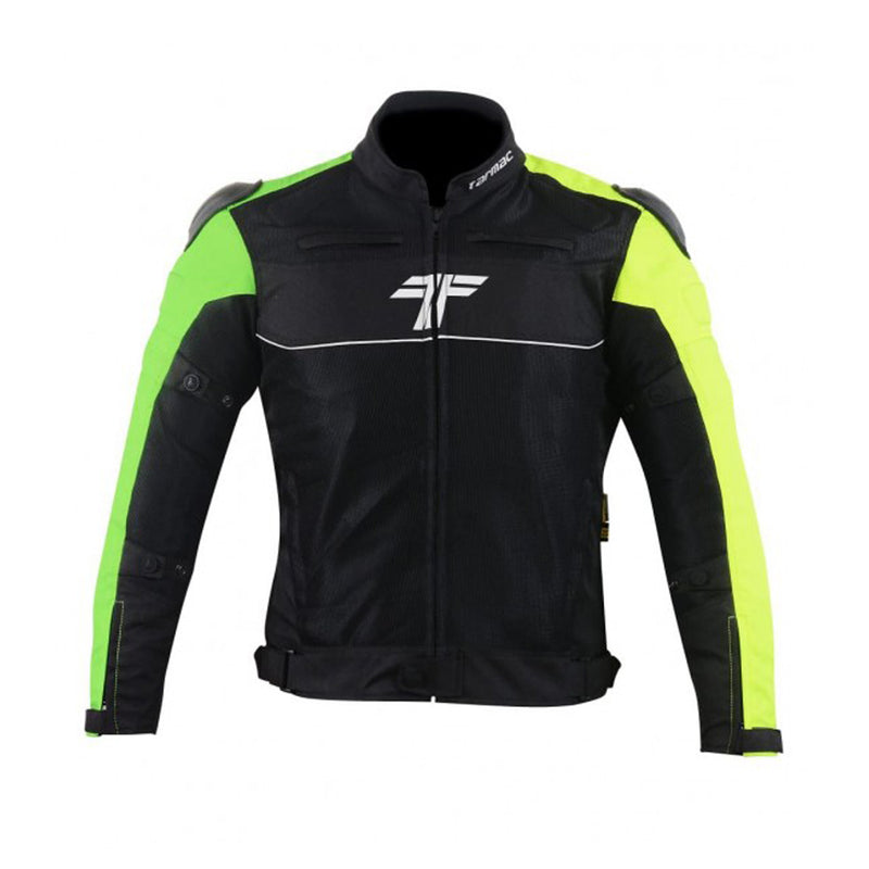 Tarmac One III Level 2 Black Fluorescent Green Riding Jacket