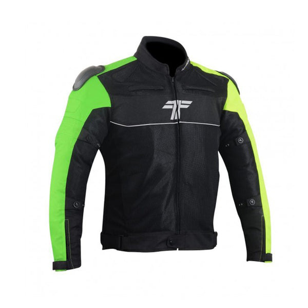 Tarmac One III Level 2 Black Fluorescent Green Riding Jacket