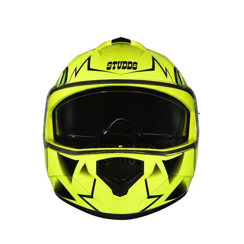 Studds Drifter D1 Full Face Helmet N5 Yellow