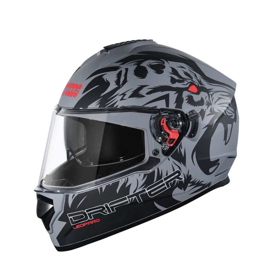 Studds Drifter D2 Grey N9 Black