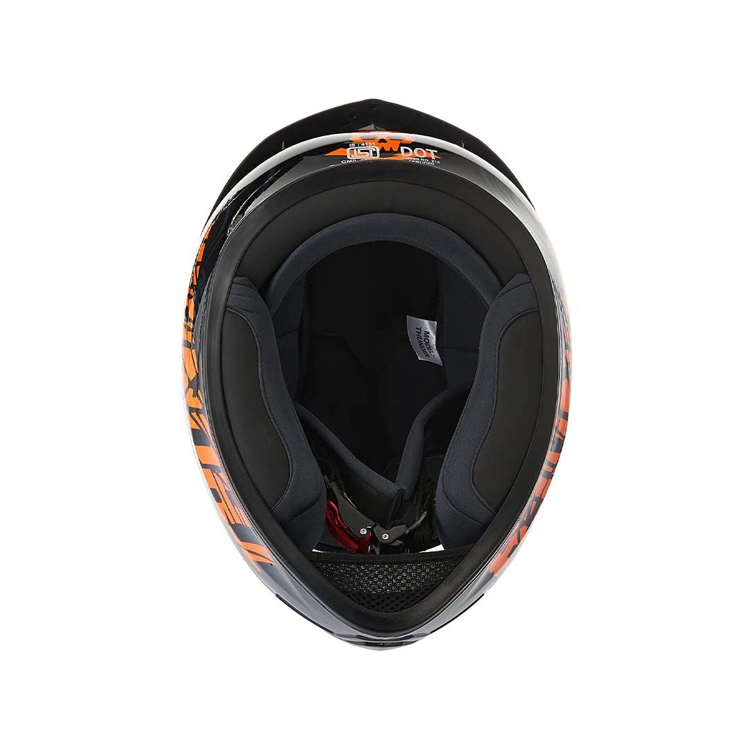 Studds Thunder D9 Black N10 Orange