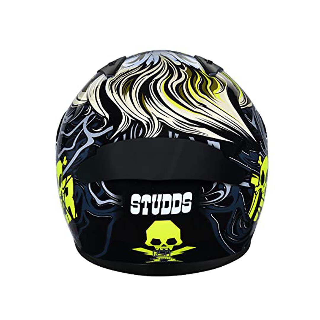 Studds Thunder D9 Black N5 Yellow