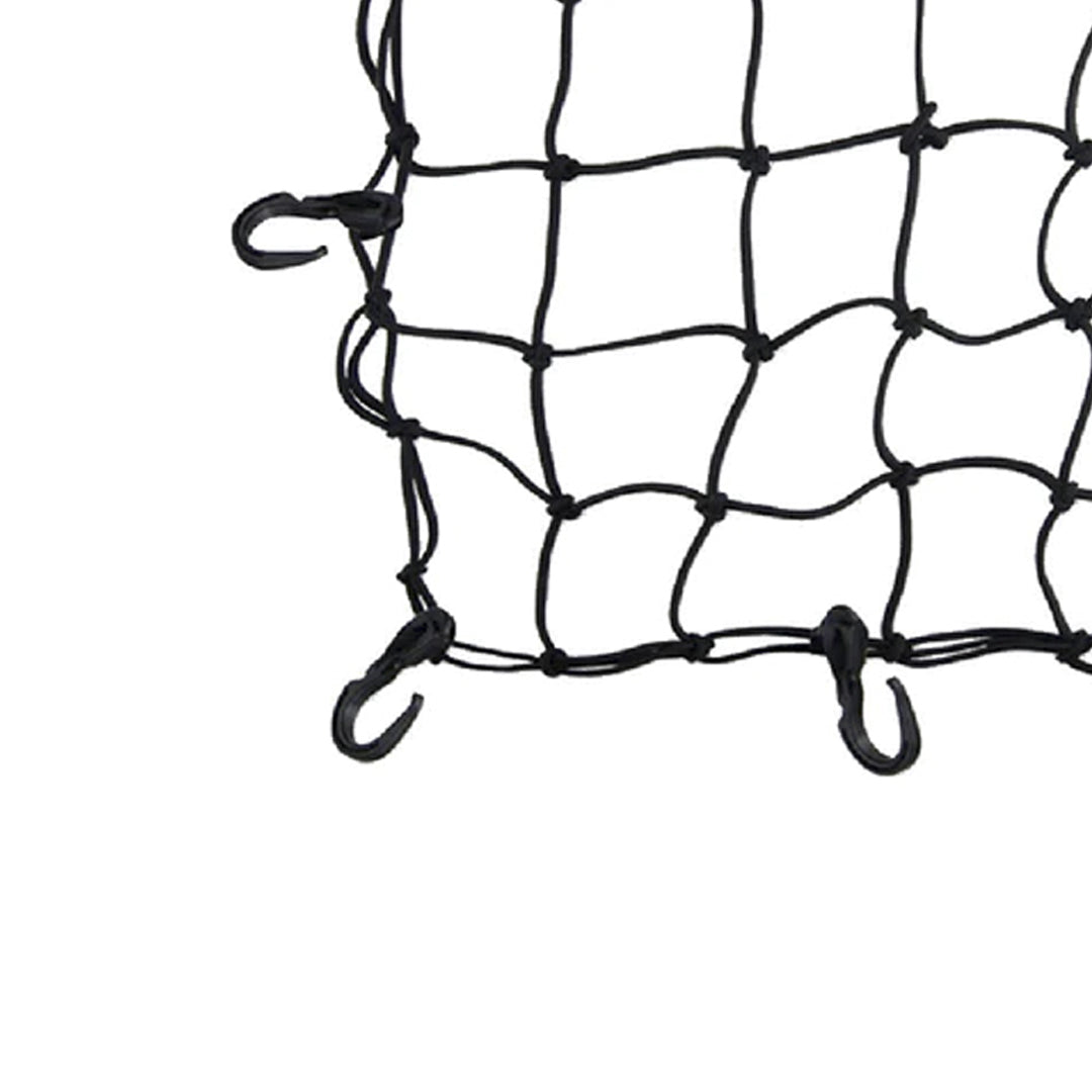 Motorcycle Seat Bungee Net - Black