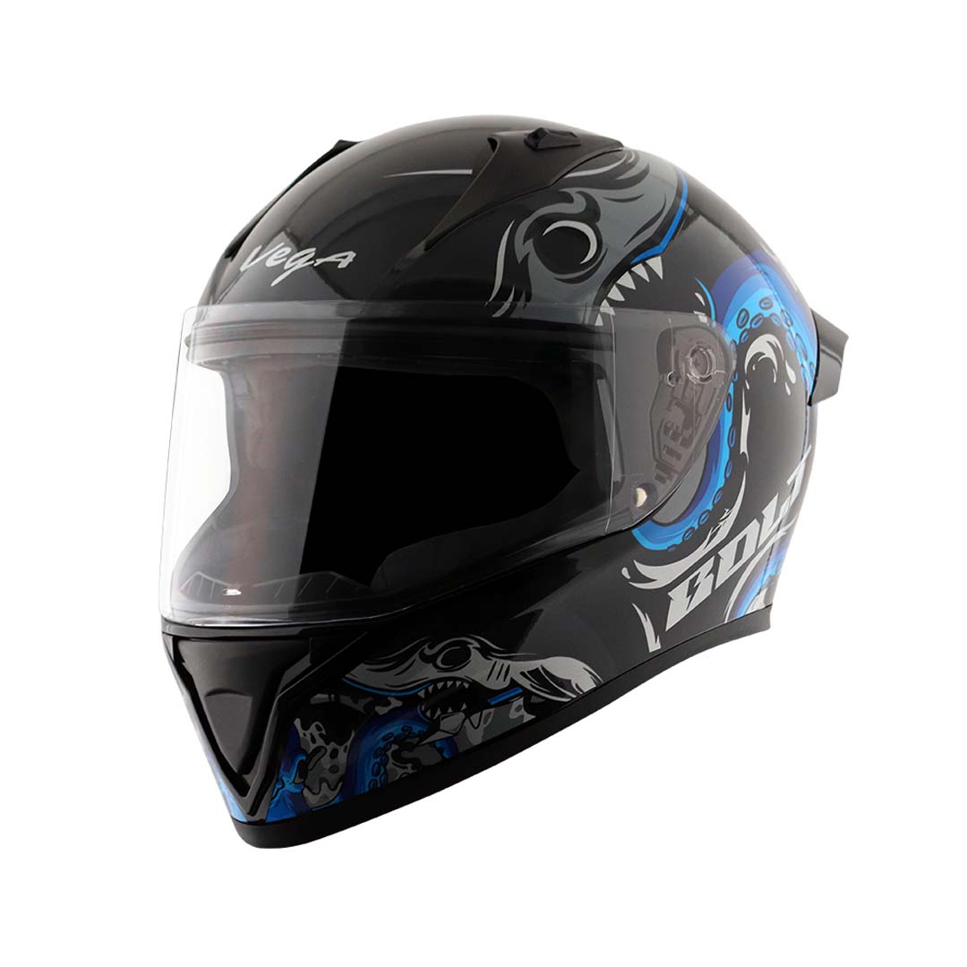 Vega Bolt Octopus Black Matt Blue