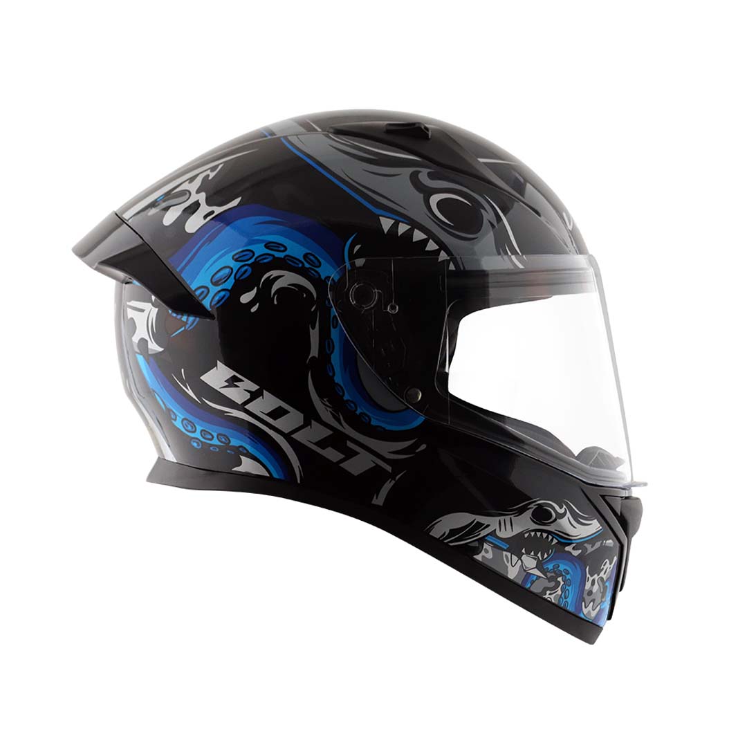 Vega Bolt Octopus Black Matt Blue
