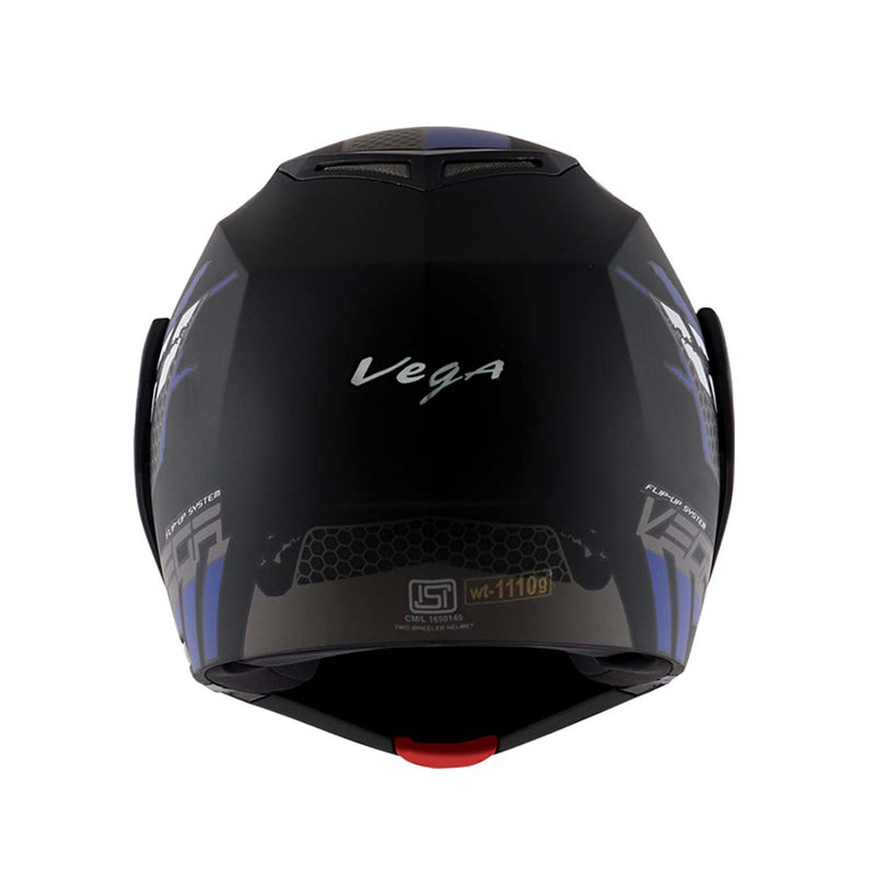 Vega Crux Dx Flex Dull Black Blue Helmet