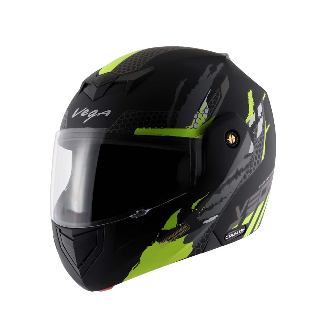 Vega Crux Dx Flex Dull Black Neon Yellow