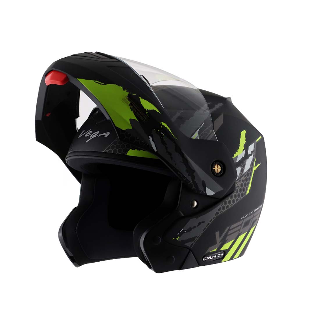 Vega Crux Dx Flex Dull Black Neon Yellow
