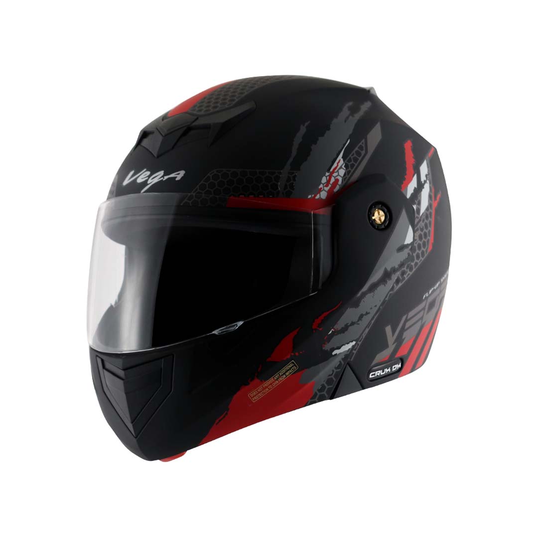 Vega Crux Dx Flex Dull Black Red