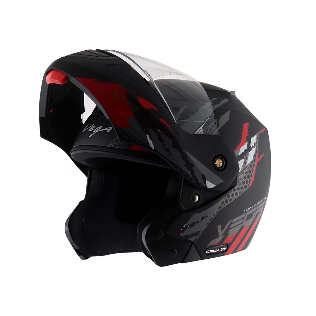 Vega Crux Dx Flex Dull Black Red