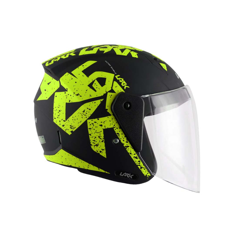 Vega Lark Victor Dull Black Neon Yellow