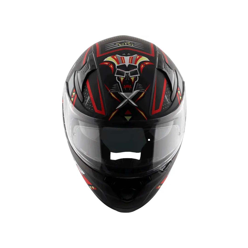 Axor Apex Tiki Dull Black Red Helmet