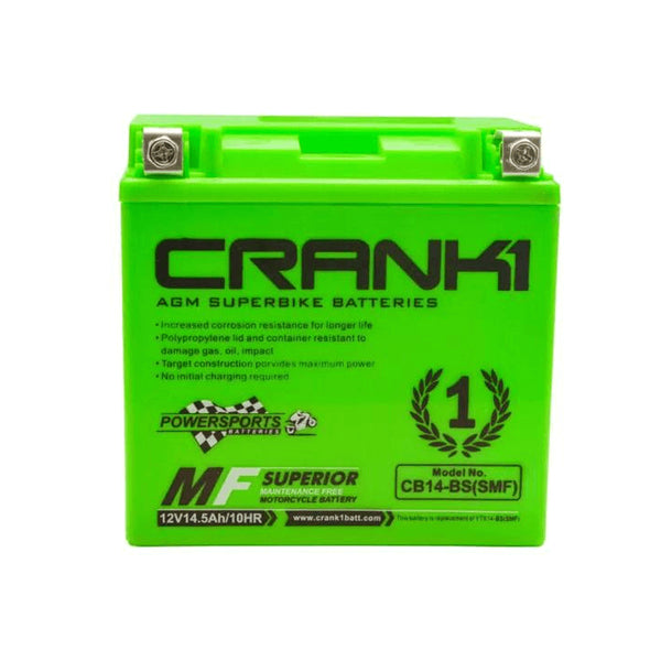 Crank1 Battery For Aprilia SRV 850-CB14-BS
