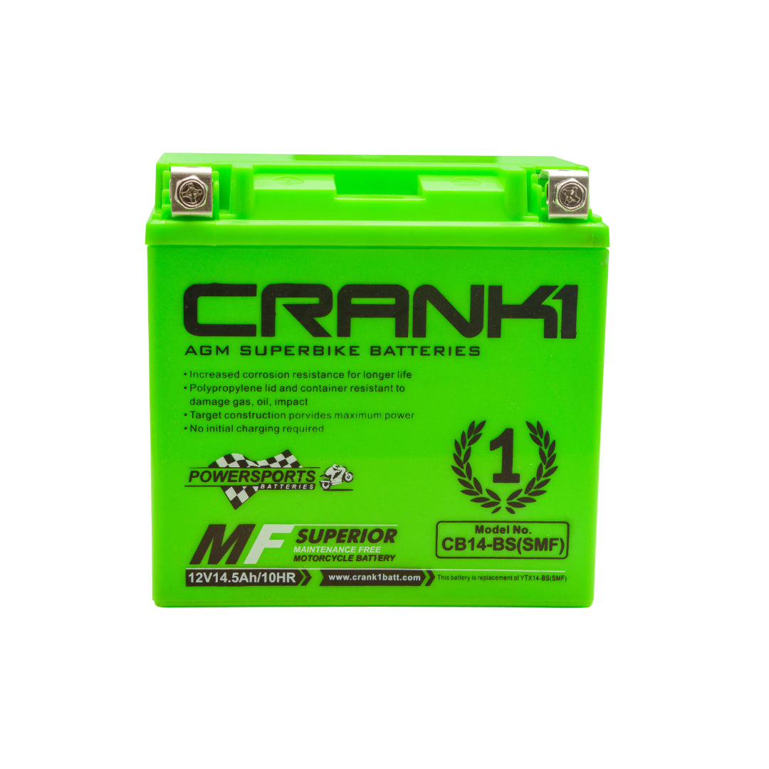 Crank1 Battery For Kawasaki Ninja ZX-14R (2006-2022)