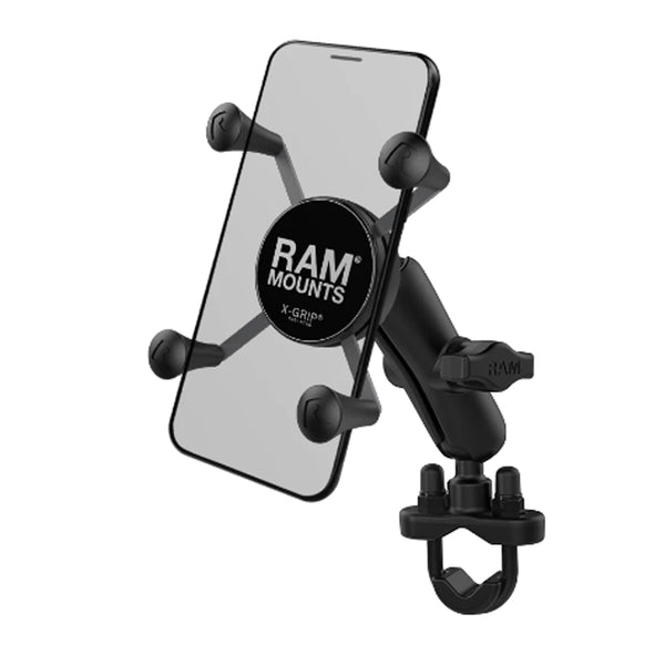 RAM® Mounts X-Grip® Phone Mount with Handlebar U-Bolt Base - Standard