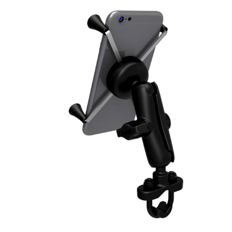 RAM Mounts X-Grip® Large Phone Mount with Handlebar U-Bolt Base