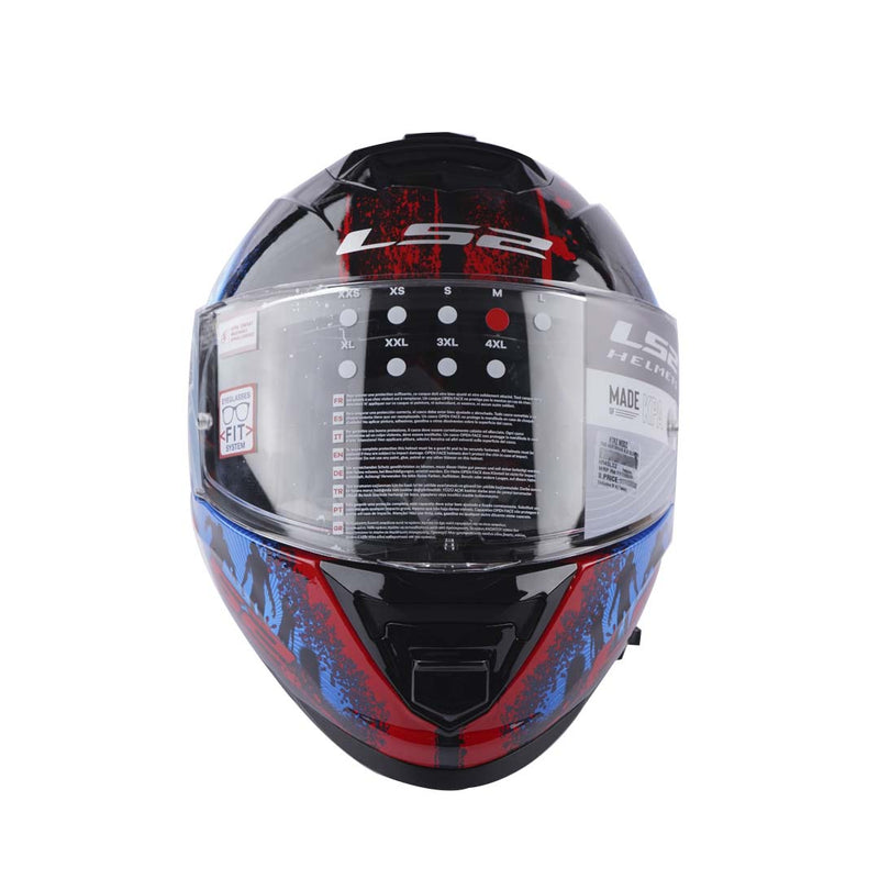 Ls2 Ff800 Storm Heart brain Black Glow