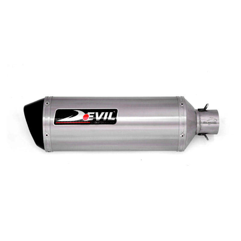 Devil Evolution Slip-On Exhaust W/Link Pipe For ROYAL ENFIELD HIMALAYAN (Part No. D2.1 - 420 Mm)