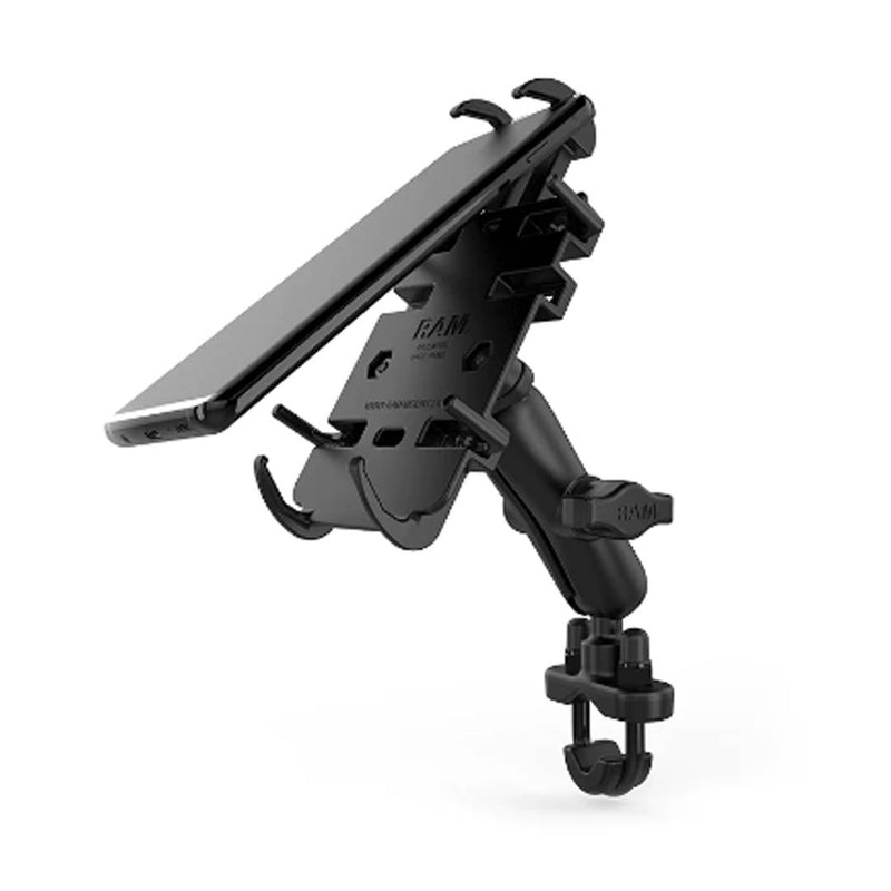 RAM® Mounts Quick-Grip™ Large Phone Mount with Handlebar U-Bolt Base