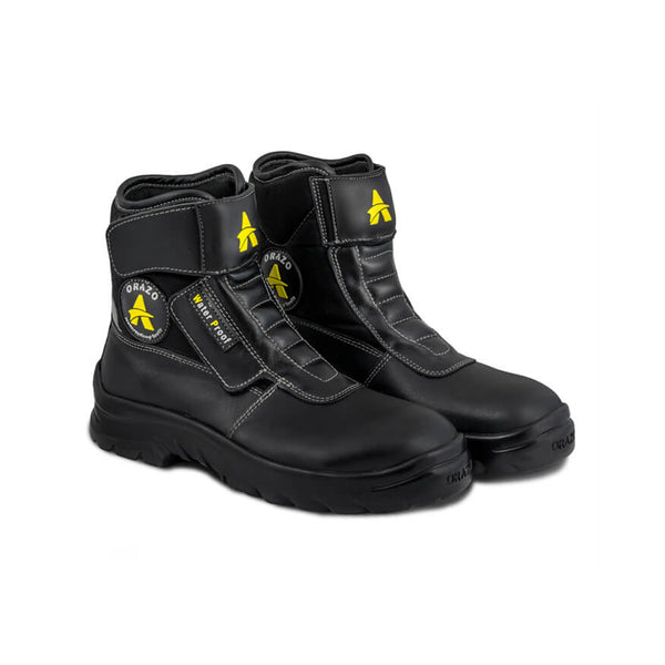 Orazo Picus Vwp Black Motorcycle Riding Boots