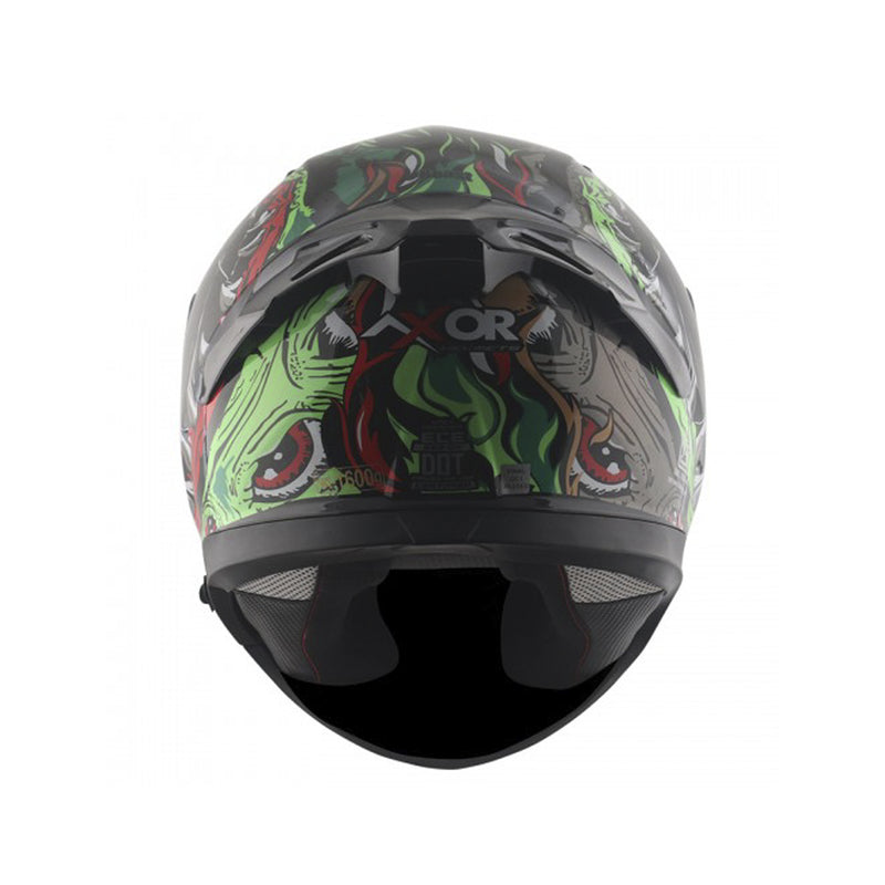 Axor Apex Beast Gloss Black Green Helmet