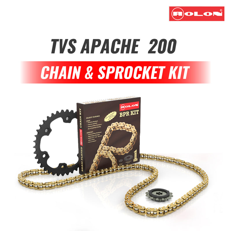 Rolon  Chain Sprocket For Tvs Apache 200 4V