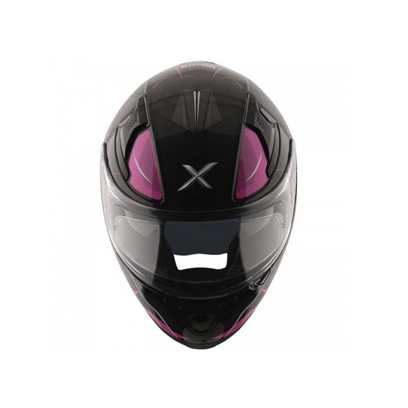 Axor Apex Hunter Gloss Black Pink Helmet