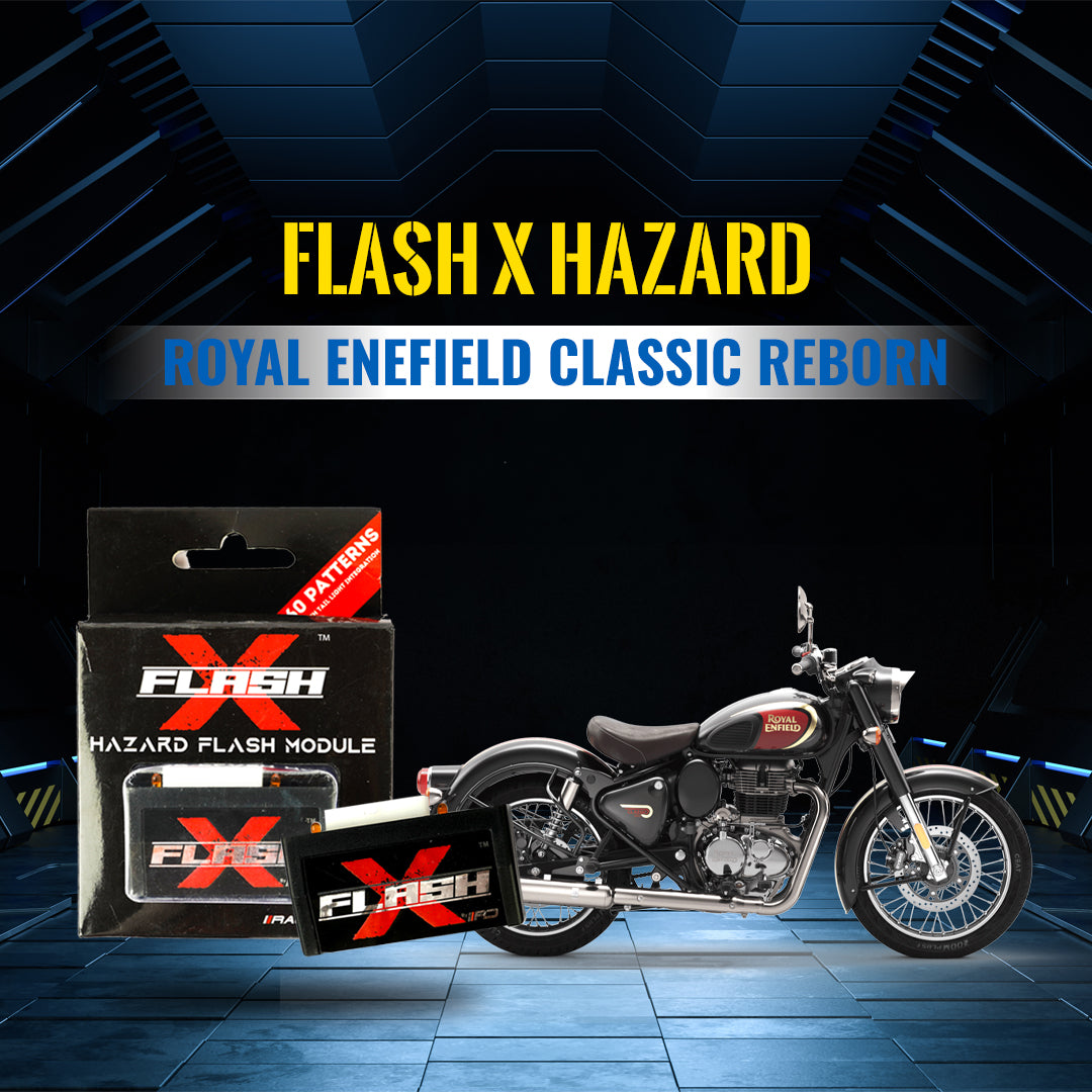 Flash X Hazard For Royal Enfield Classic Reborn