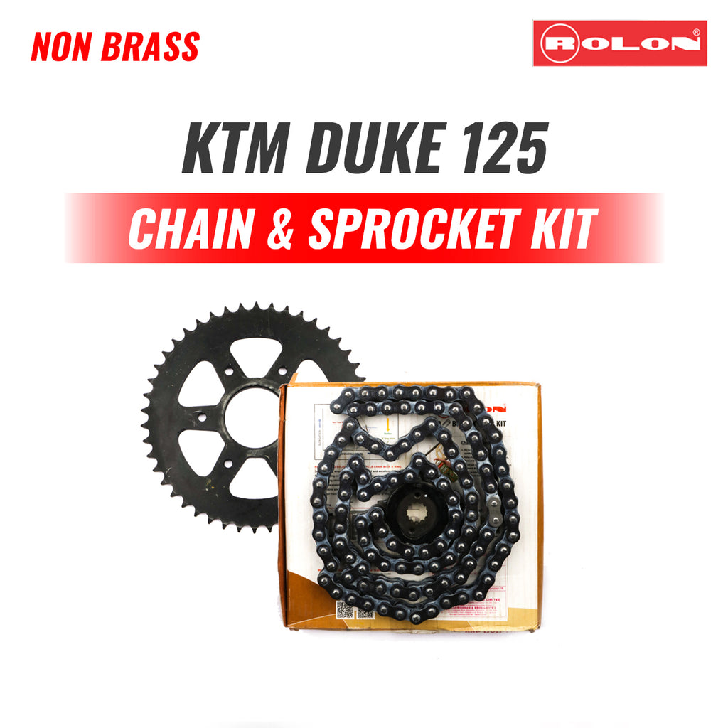 Ktm duke 125 chain deals sprocket price