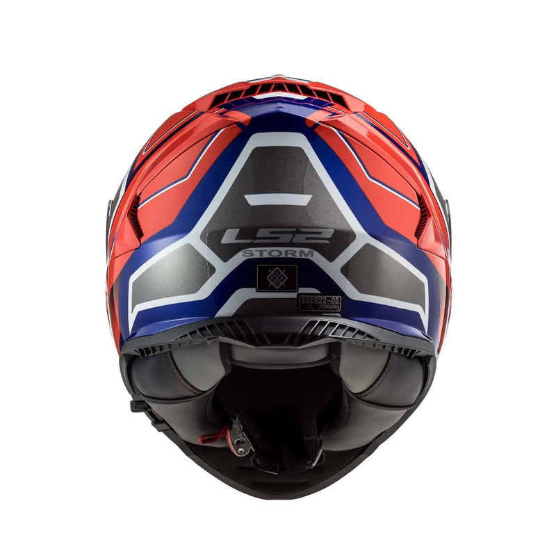 Ls2 Ff800 Storm Faster Gloss Red Blue Helmet
